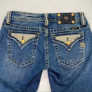 Miss Me Vintage 03 Studded Bootcut Jeans size 28